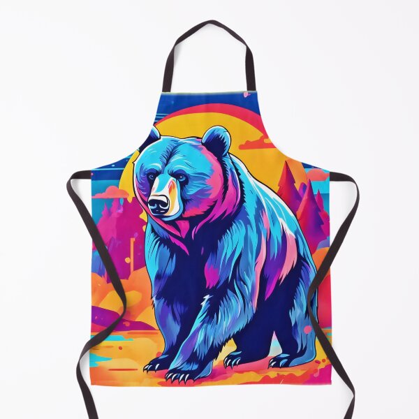 Item preview, Vibrant Bear Art designed and sold by Health And Fitness Posts e-Store.