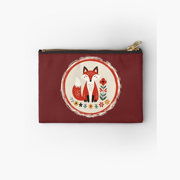Item preview, Floral Folk Fox designed and sold by BugandAcorn.