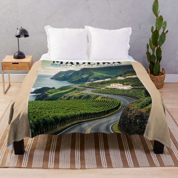 Item preview, Madeira Vintage Poster – Lush Island Art Print designed and sold by Ceemko's Vintage Corner.