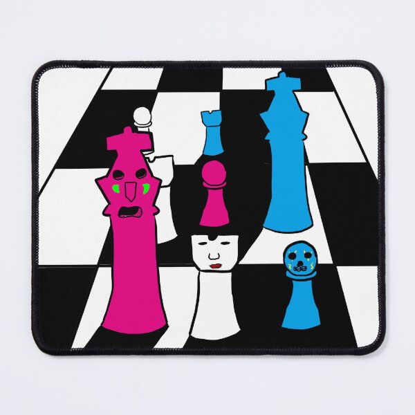 Item preview, Chess Pieces Mask Culture designed and sold by RedEyeWolf.