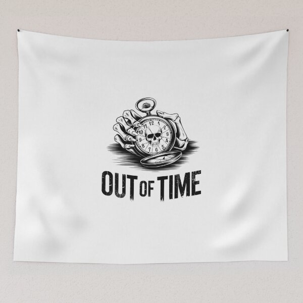 Item preview, Out of Time - Gothic Skeleton Watch Design designed and sold by OldSchoolRetro.