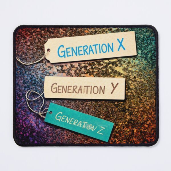 Item preview, Generation Z.,Generation Y, Generation X _Black designed and sold by oceanisea.