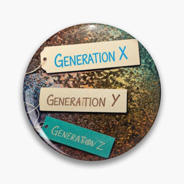 Artikelvorschau, Generation Z, Generation Y, Generation X _Schwarz entworfen und verkauft von oceanisea.