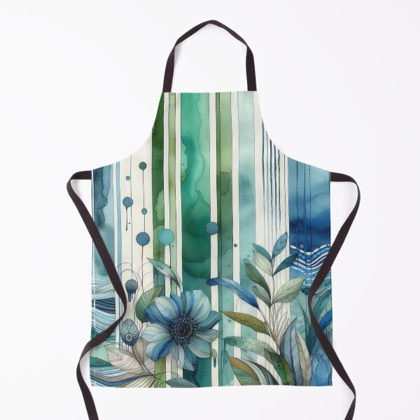 Item preview, flowers and stripes designed and sold by blackwhiteblue.