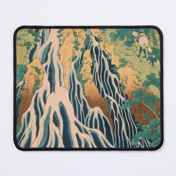 Item preview, Pilgrims at Kirifuri Waterfall on Mount Kurokami in Shimotsuke Province designed and sold by RickE.