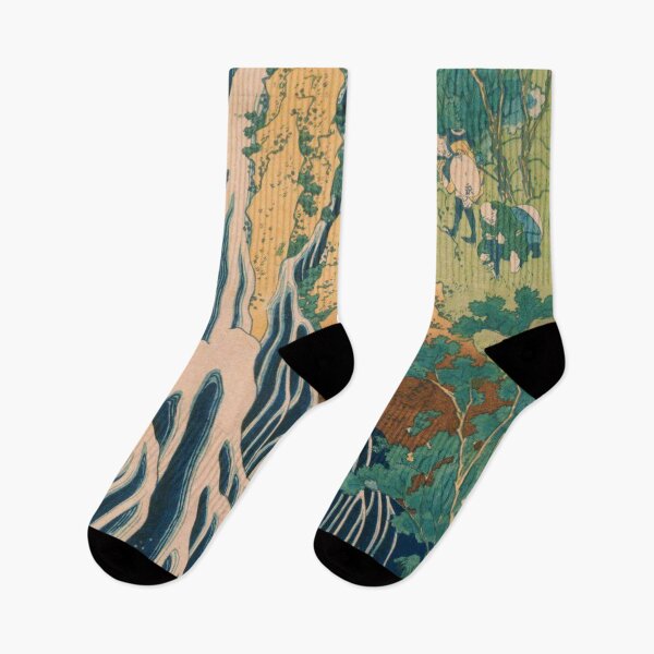 Item preview, Pilgrims at Kirifuri Waterfall on Mount Kurokami in Shimotsuke Province designed and sold by RickE.