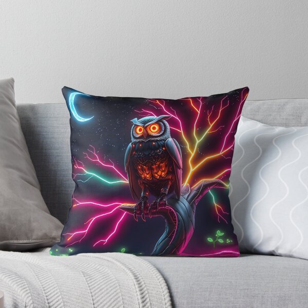 Item preview, A neon night owl designed and sold by ThranDesigns.