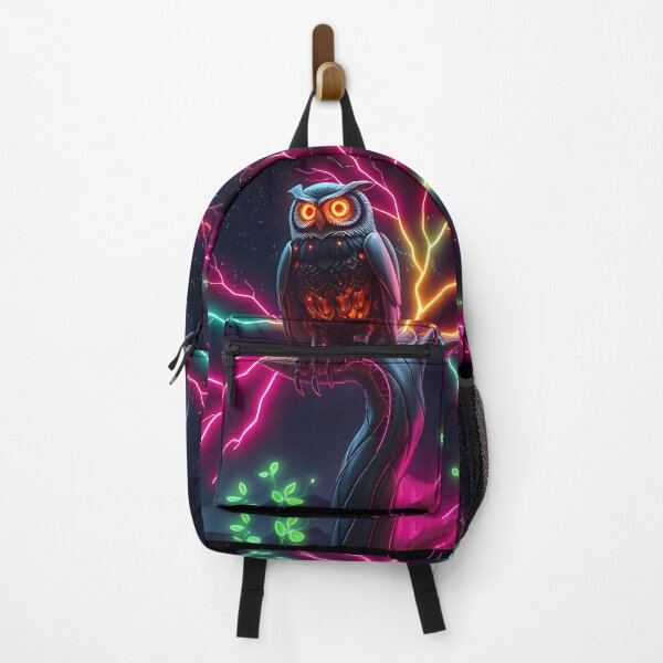 Item preview, A neon night owl designed and sold by ThranDesigns.