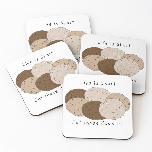 Item preview, Life is Short. Eat those Cookies designed and sold by Sweet-Stitches.