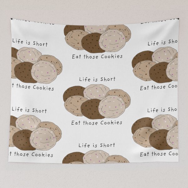 Item preview, Life is Short. Eat those Cookies designed and sold by Sweet-Stitches.