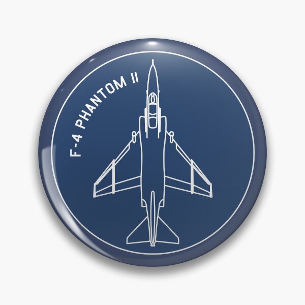 Artikelvorschau, F-4 Phantom II Amerikanisches Düsenflugzeug-Abzeichen entworfen und verkauft von MilitaryMart.