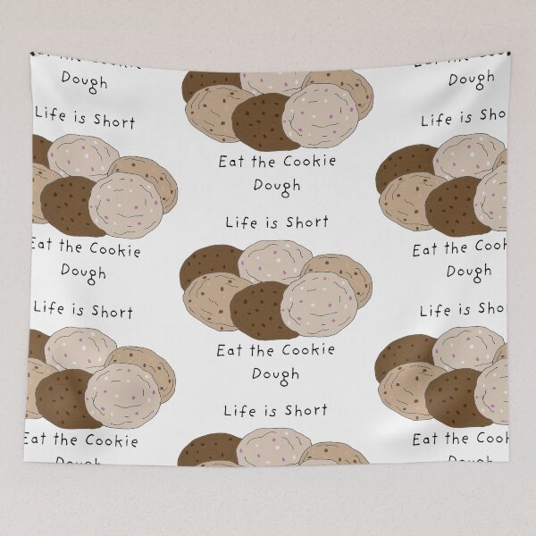 Item preview, Life is Short. Eat the Cookie Dough designed and sold by Sweet-Stitches.