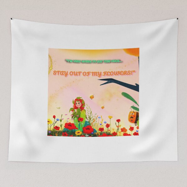 Item preview, "Stay Out Of My Flowers!" designed and sold by CATBUTT-DESIGNS.