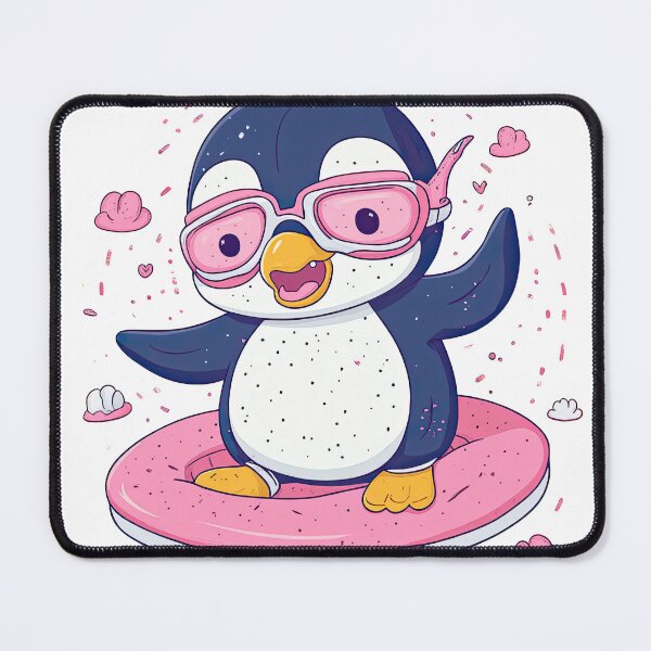 Item preview, T-Shirt Design Trending: PENGUIN ON A DONUT designed and sold by ForeverPrintsOK.