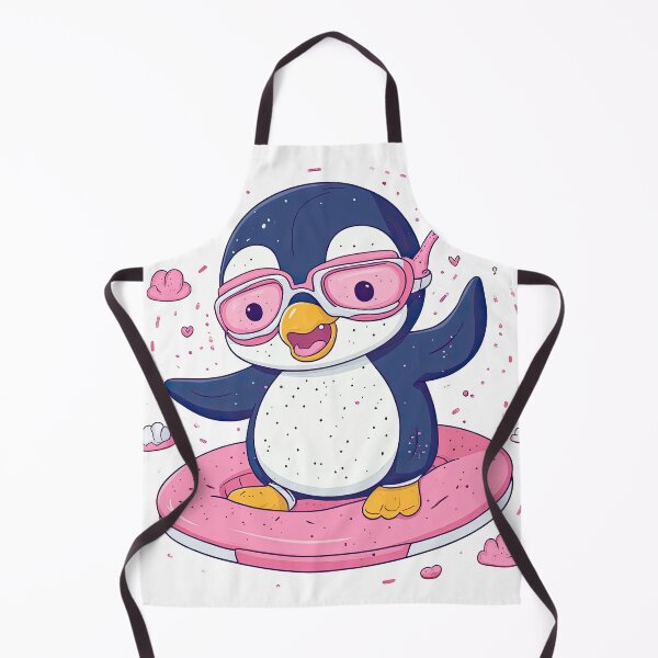 Item preview, T-Shirt Design Trending: PENGUIN ON A DONUT designed and sold by ForeverPrintsOK.