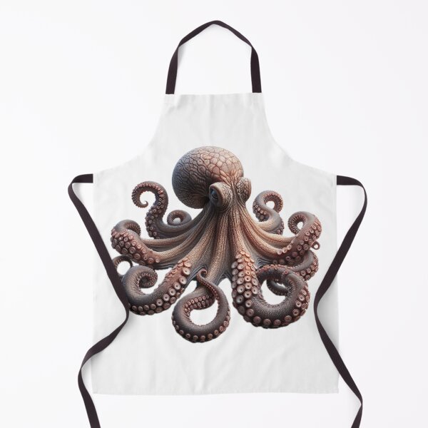 Item preview, Vivid octopus illustration showcasing intricate textures and dynamic form designed and sold by homydesign.