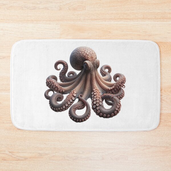 Item preview, Vivid octopus illustration showcasing intricate textures and dynamic form designed and sold by homydesign.