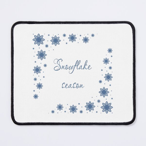 Item preview, Inscription "Snowflake Season" designed and sold by Cherevan.