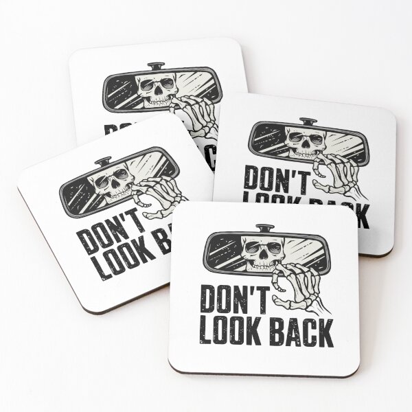 Item preview, Don’t Look Back - Retro Skeleton Mirror Art designed and sold by OldSchoolRetro.