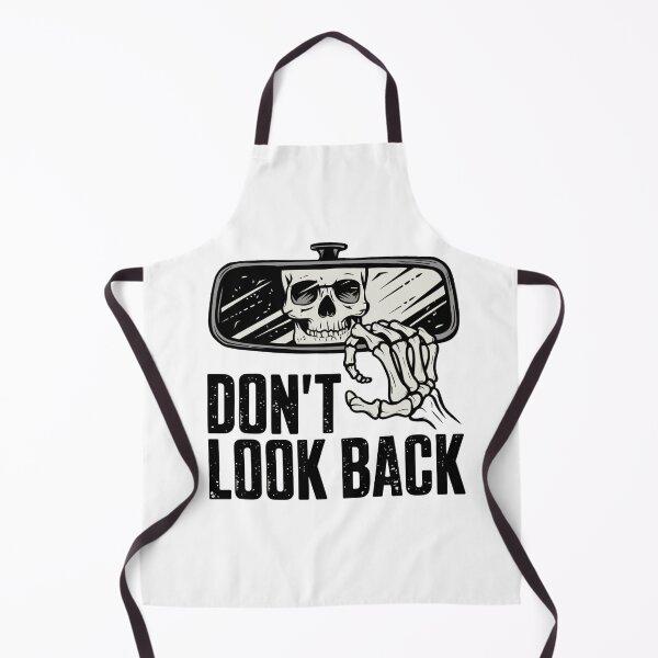 Item preview, Don’t Look Back - Retro Skeleton Mirror Art designed and sold by OldSchoolRetro.