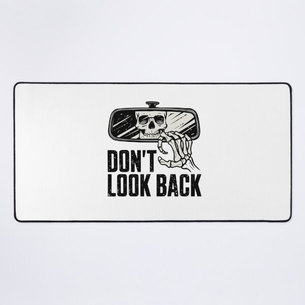 Item preview, Don’t Look Back - Retro Skeleton Mirror Art designed and sold by OldSchoolRetro.