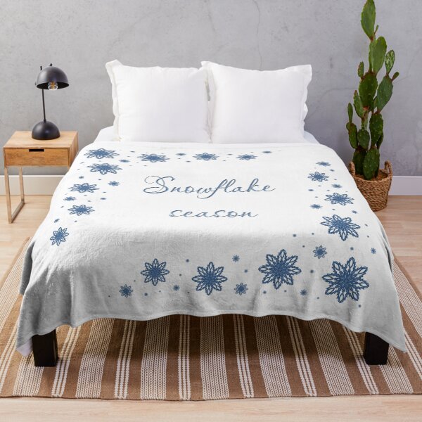 Item preview, Inscription "Snowflake Season" designed and sold by Cherevan.