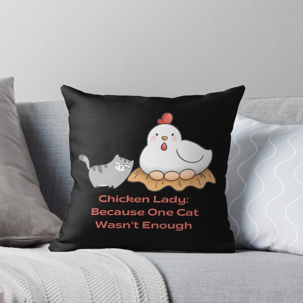 Item preview, Chicken Lady - Because One Cat Wasn’t Enough designed and sold by SyTcreations.