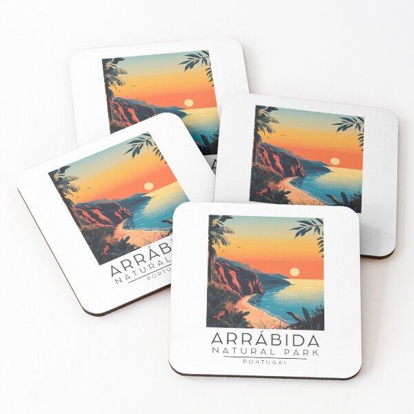 Item preview, A Vintage Illustration of Arrábida Natural Park - Portugal  designed and sold by GoodOldVintage.