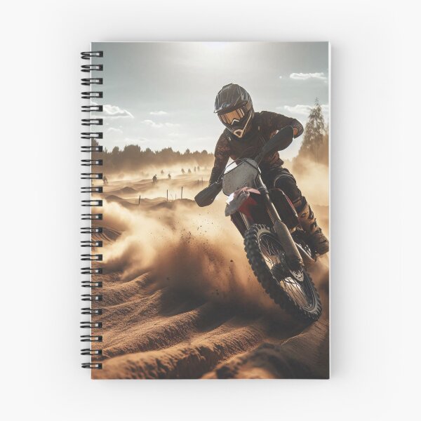 Item preview, Dynamic motocross rider tackling tough desert terrain designed and sold by homydesign.