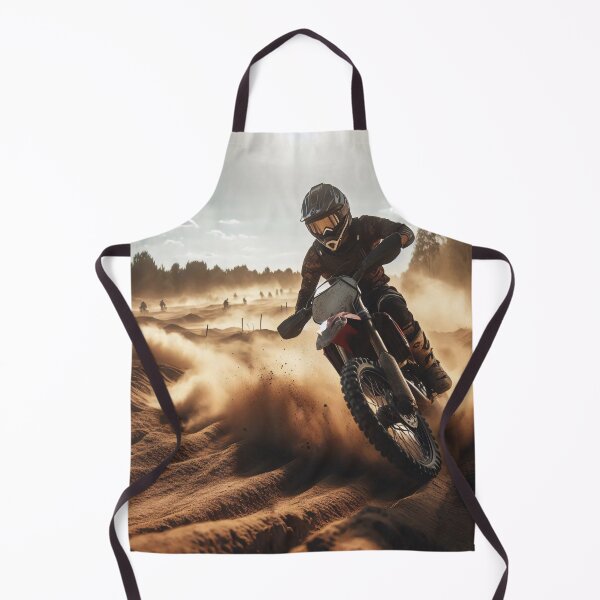 Item preview, Dynamic motocross rider tackling tough desert terrain designed and sold by homydesign.