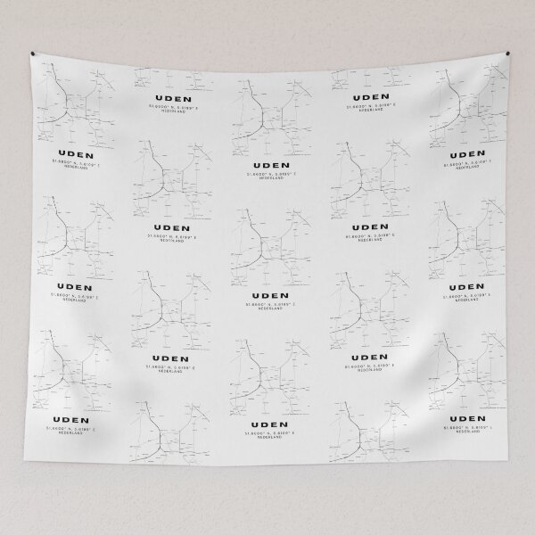 Item preview, Uden Minimalist Map Art | Netherlands | 51.6600° N, 5.6199° E designed and sold by RM-Journey.