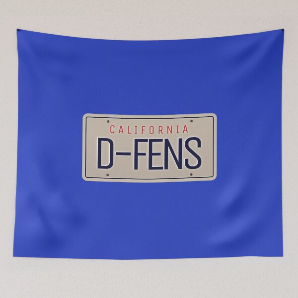 Item preview, California License Plate D-FENS Pop Culture Fan  designed and sold by The Junto Shop.