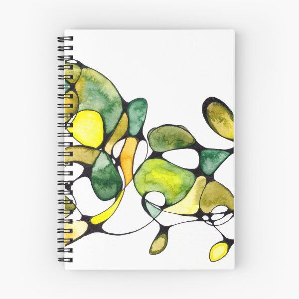 Item preview, Abstract Watercolor Neurographic Art - Yellow Green designed and sold by thecolorbirdie.