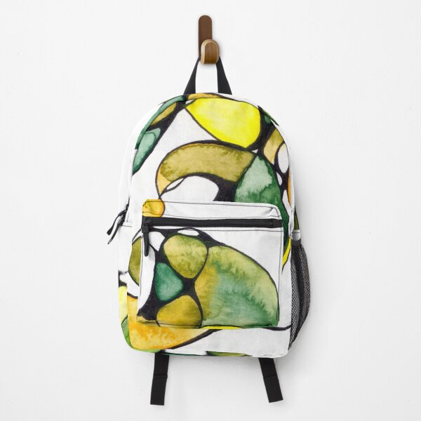 Item preview, Abstract Watercolor Neurographic Art - Yellow Green designed and sold by thecolorbirdie.