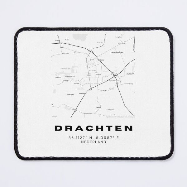 Item preview, Drachten Minimalist Map Art | Netherlands | 53.1127° N, 6.0987° E designed and sold by RM-Journey.
