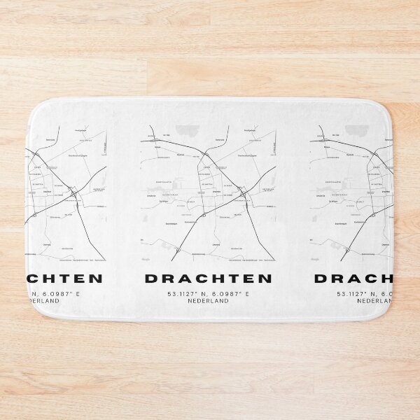 Item preview, Drachten Minimalist Map Art | Netherlands | 53.1127° N, 6.0987° E designed and sold by RM-Journey.