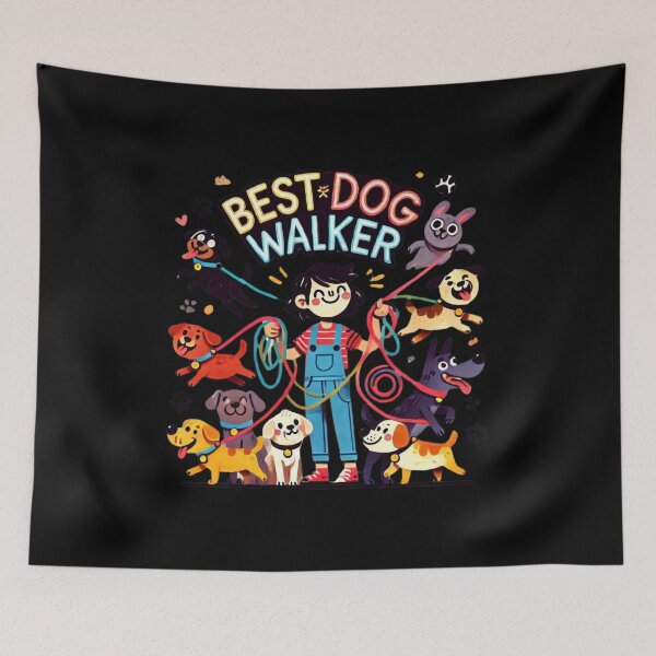 Item preview, Best dog walker designed and sold by Mateusz Majcherek.