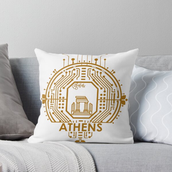 Item preview, Futuristic, minimalist circuit diagram ATHENS designed and sold by I-RDesign.