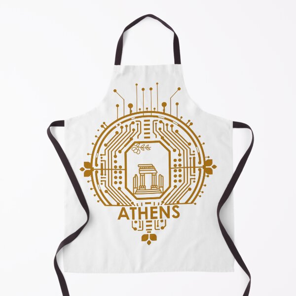 Item preview, Futuristic, minimalist circuit diagram ATHENS designed and sold by I-RDesign.