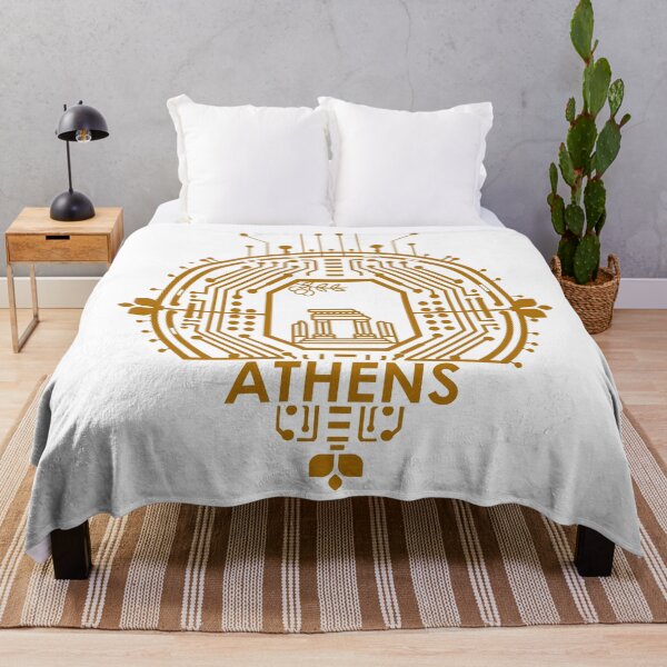 Item preview, Futuristic, minimalist circuit diagram ATHENS designed and sold by I-RDesign.