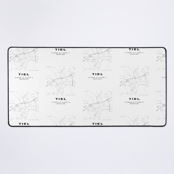 Item preview, Tiel Minimalist Map Art | Netherlands | 51.8956° N, 5.4299° E designed and sold by RM-Journey.