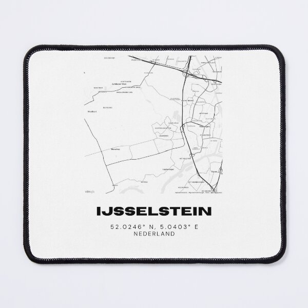 Item preview, IJsselstein Minimalist Map Art | Netherlands | 52.0246° N, 5.0403° E designed and sold by RM-Journey.