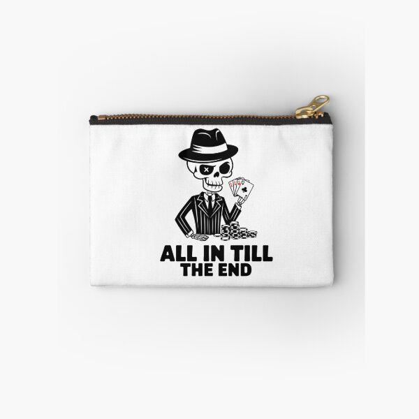 Item preview, All In Till the End - Classic Skeleton Poker Art designed and sold by OldSchoolRetro.