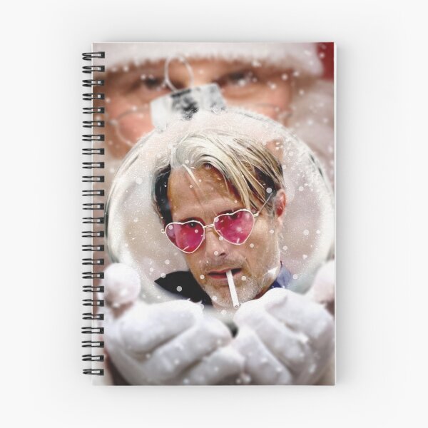 Item preview, Mads Mikkelsen Heart Glasses Christmas Ornament from Santa designed and sold by orionlodubyal.