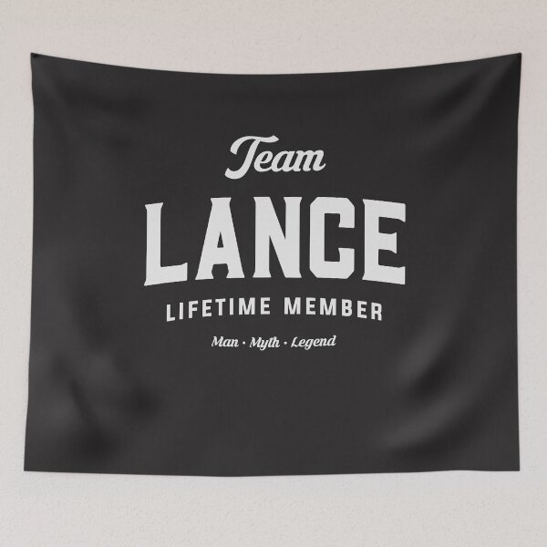 Item preview, Team Lance Lifetime Member Funny Name Lance designed and sold by cidolopez.