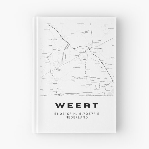 Item preview, Weert Minimalist Map Art | Netherlands | 51.2510° N, 5.7067° E designed and sold by RM-Journey.