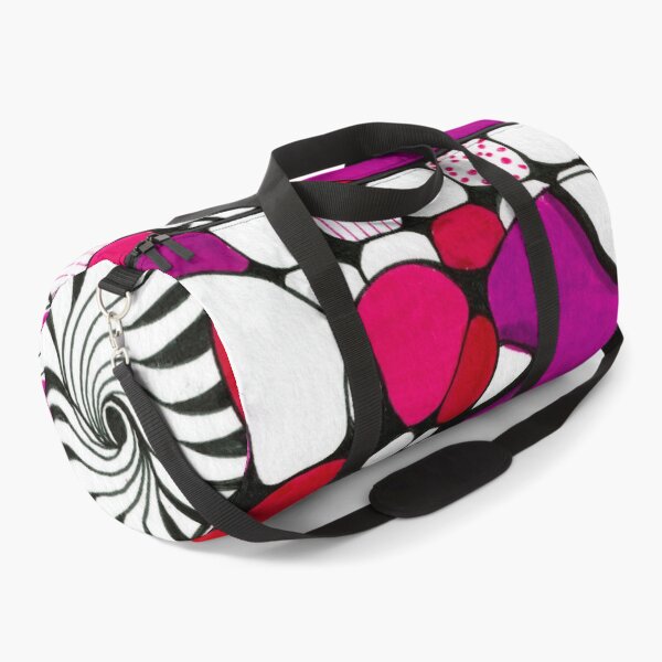 Item preview, Abstract Geometric Pattern Art - Red Magenta designed and sold by thecolorbirdie.