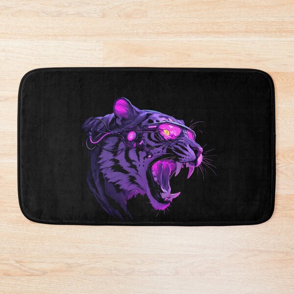 Item preview, Cyber Tiger // Black Tiger // Cool Animal // Cyber Animal // Animal Art // Animal Warrior // Animal Cute Art // Gaming Aesthetic stickers designed and sold by SMARTKIT  DESIGNAGENCY.