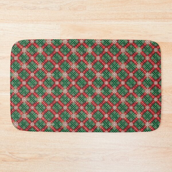 Item preview, Vintage Cozy Christmas Plaid Flannel Snowflake  designed and sold by darkskydelights.