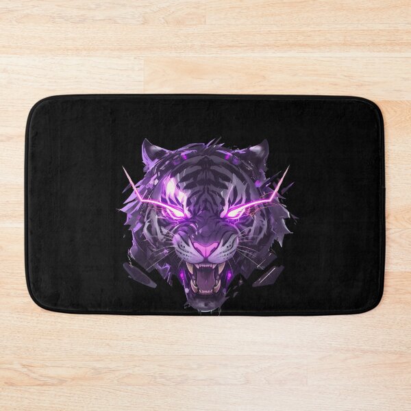 Item preview, Cyber Tiger // Black Tiger // Cool Animal // Cyber Animal // Animal Art // Animal Warrior // Animal Cute Art // Gaming Aesthetic stickers designed and sold by SMARTKIT  DESIGNAGENCY.